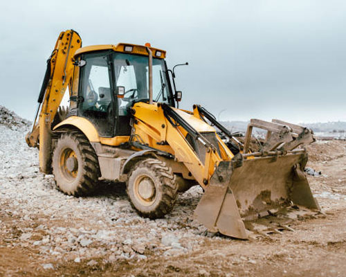 Backhoe machinery hire